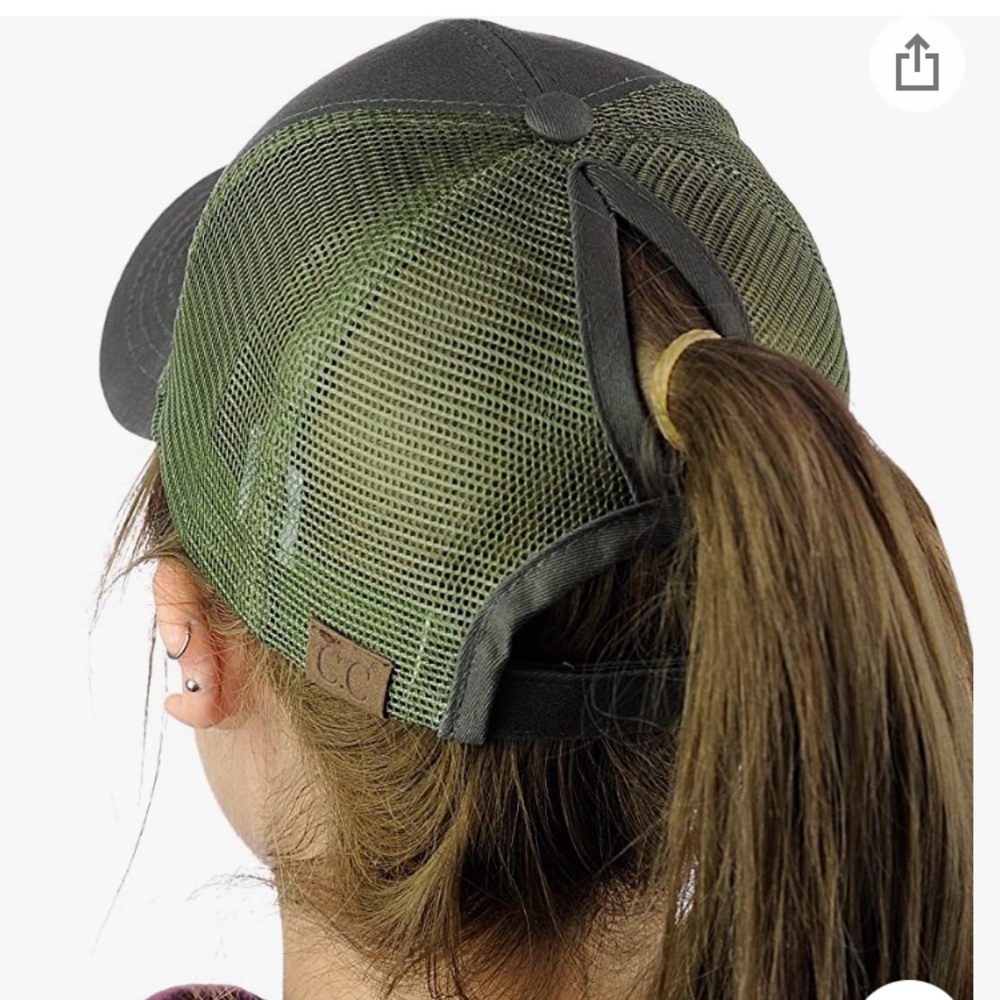 Ponytail cap